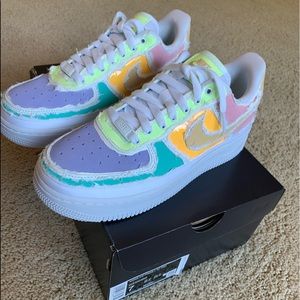 Nike Airforce 1 Pastel Tear Away Size 7